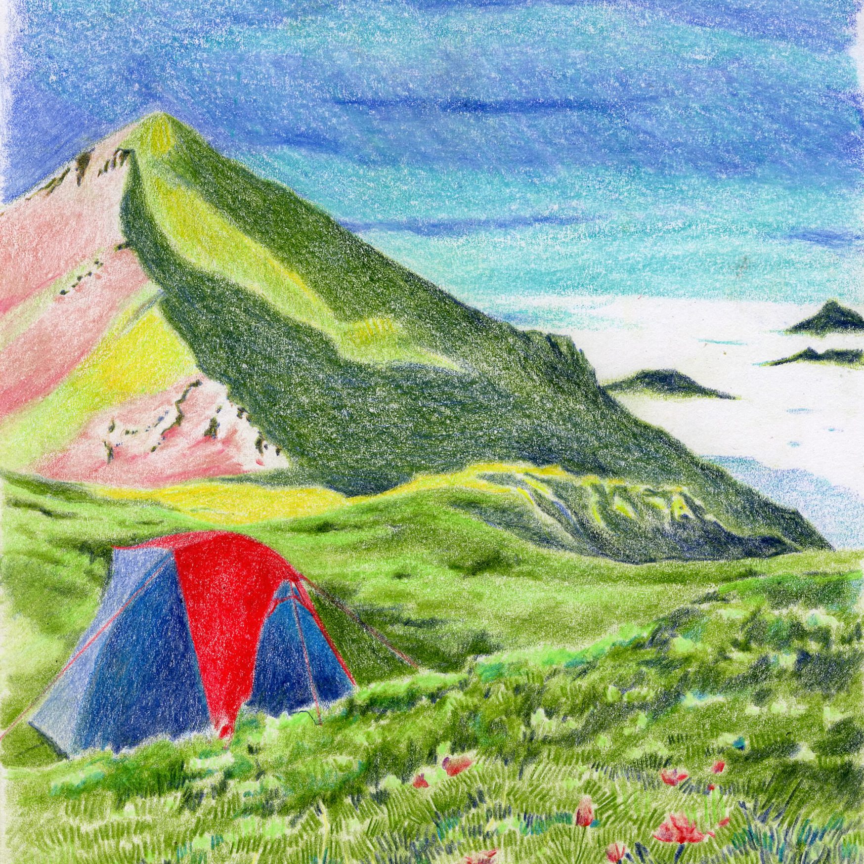 Illustration page d'accueil vélo Bivouac face au Pic de l'Har - Hautes Pyrénées